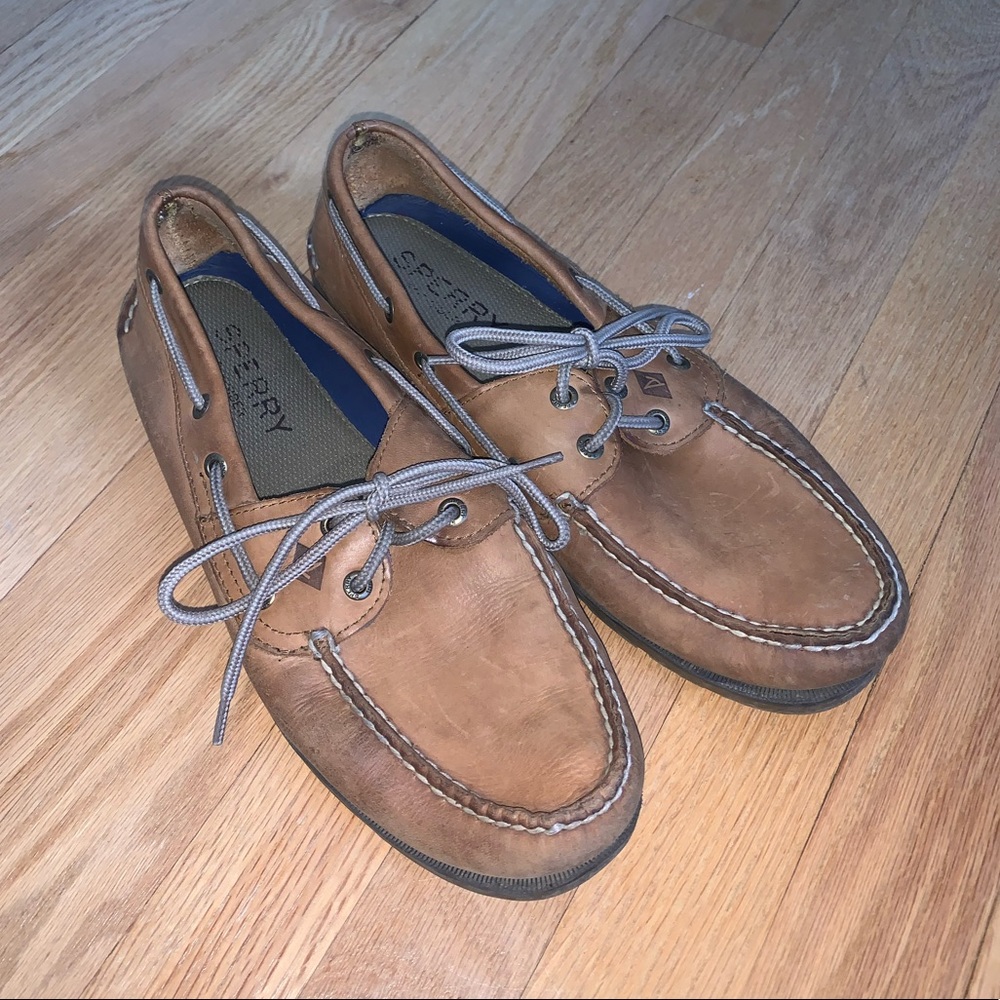 Men's Brown Sperry Topsider Size 9.5w